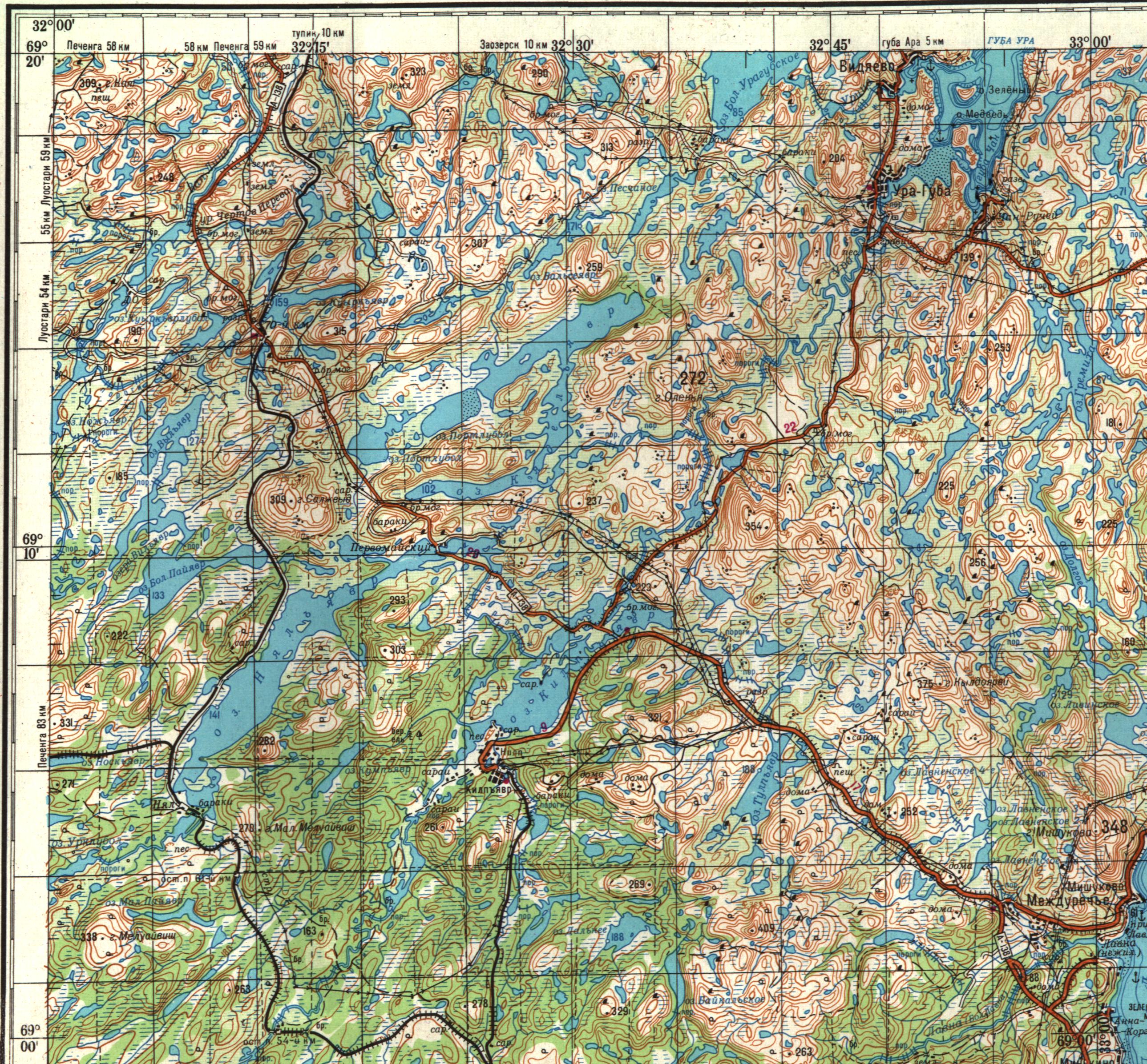 река ура мурманская область